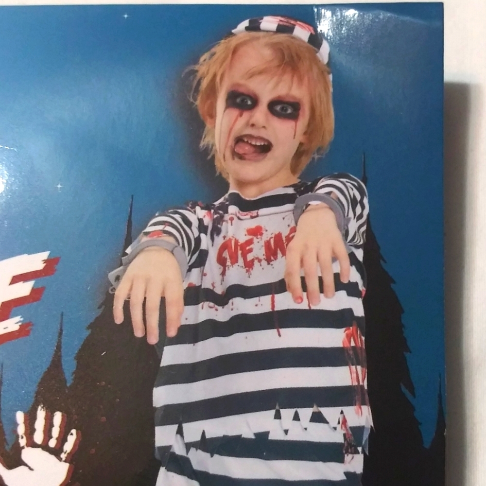 Ikali Zombie Prisoner Halloween Costume
